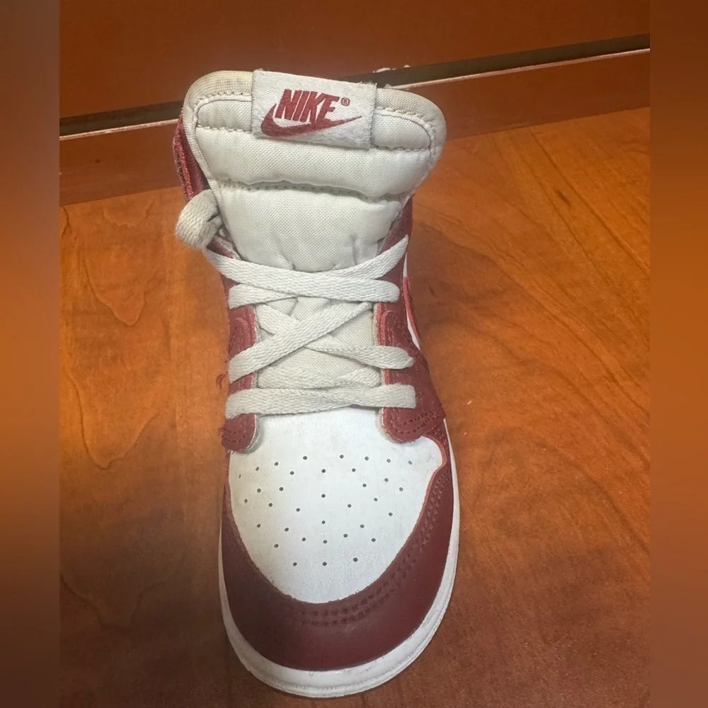 Nike Kids' Maroon and White Sneakers